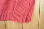 Vintage 1990s Timberland Heavy Cotton Mini Logo Knit Crewneck Sweater