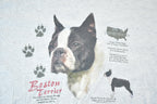 Vintage 1990s Boston Terrier Biography Outdoorsman T-Shirt Mens XL