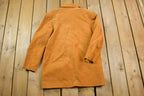 Vintage 1980s Varente Women's Full Length Leather Suade Trench Coat