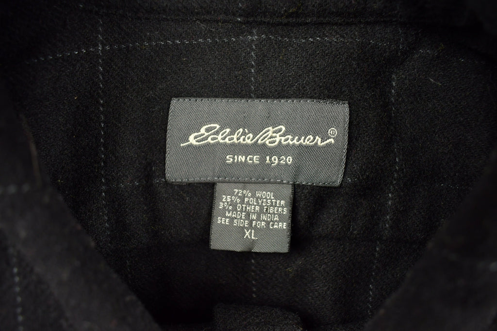 Vintage Y2K Eddie Bauer Plaid Button Up Shirt