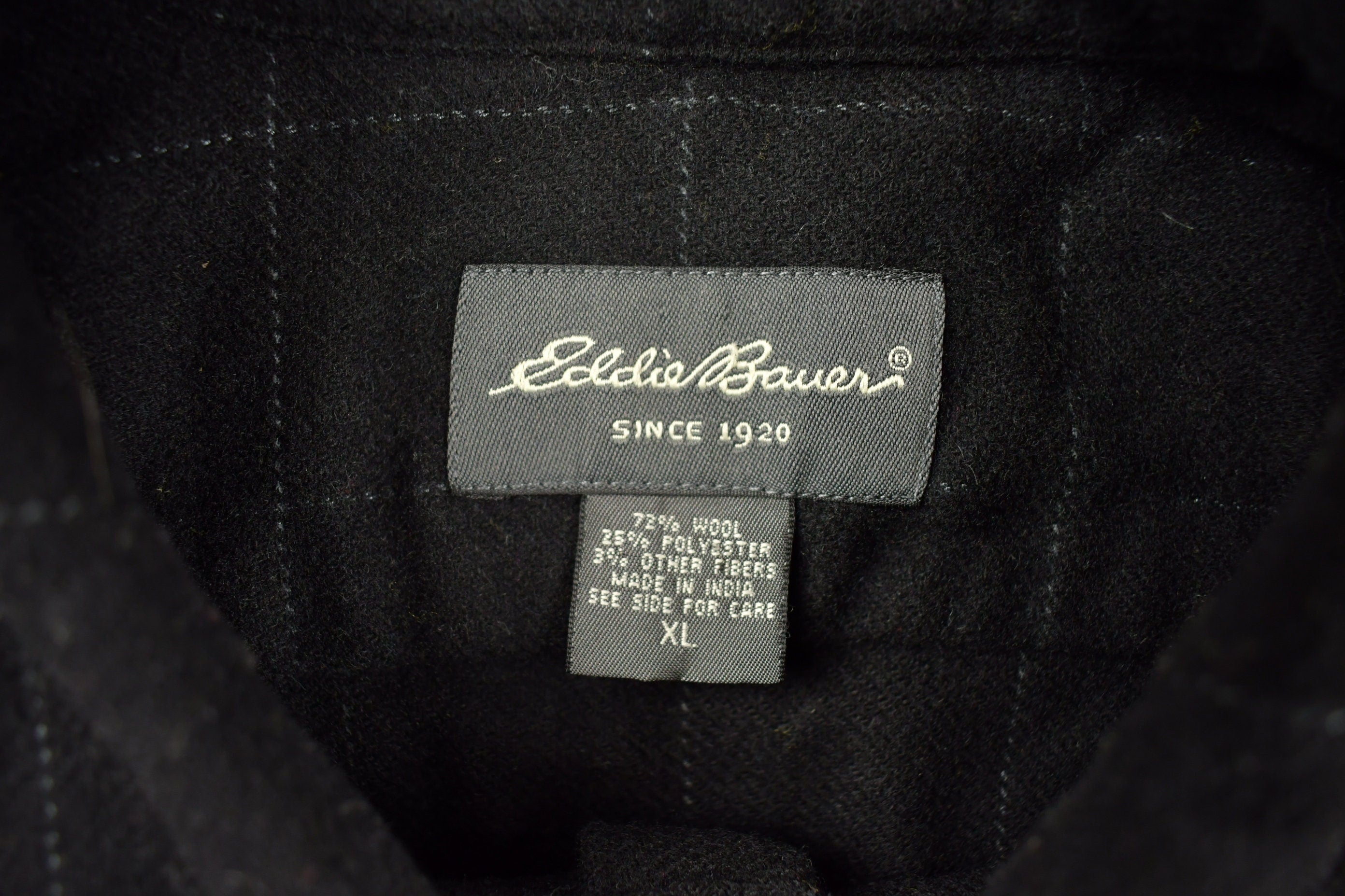 Vintage Y2K Eddie Bauer Plaid Button Up Shirt