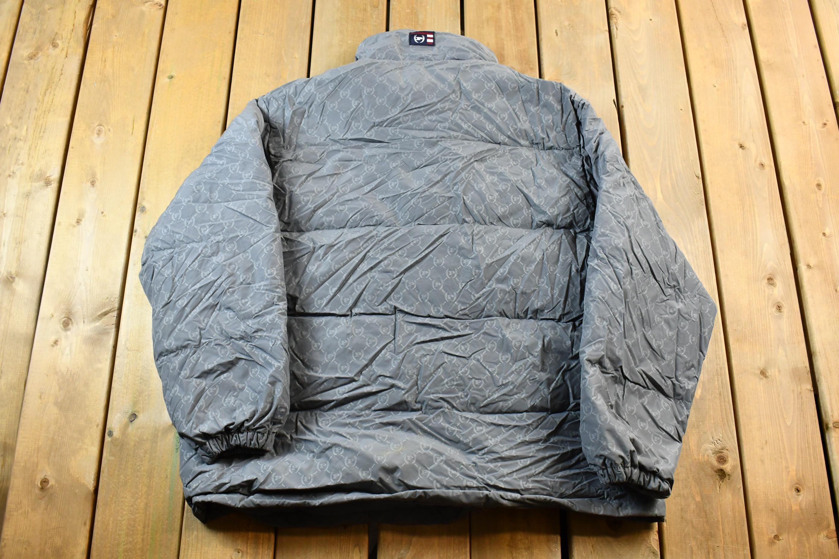 Vintage All Over Print Phat Farm Y2K Winter Puffer Jacket