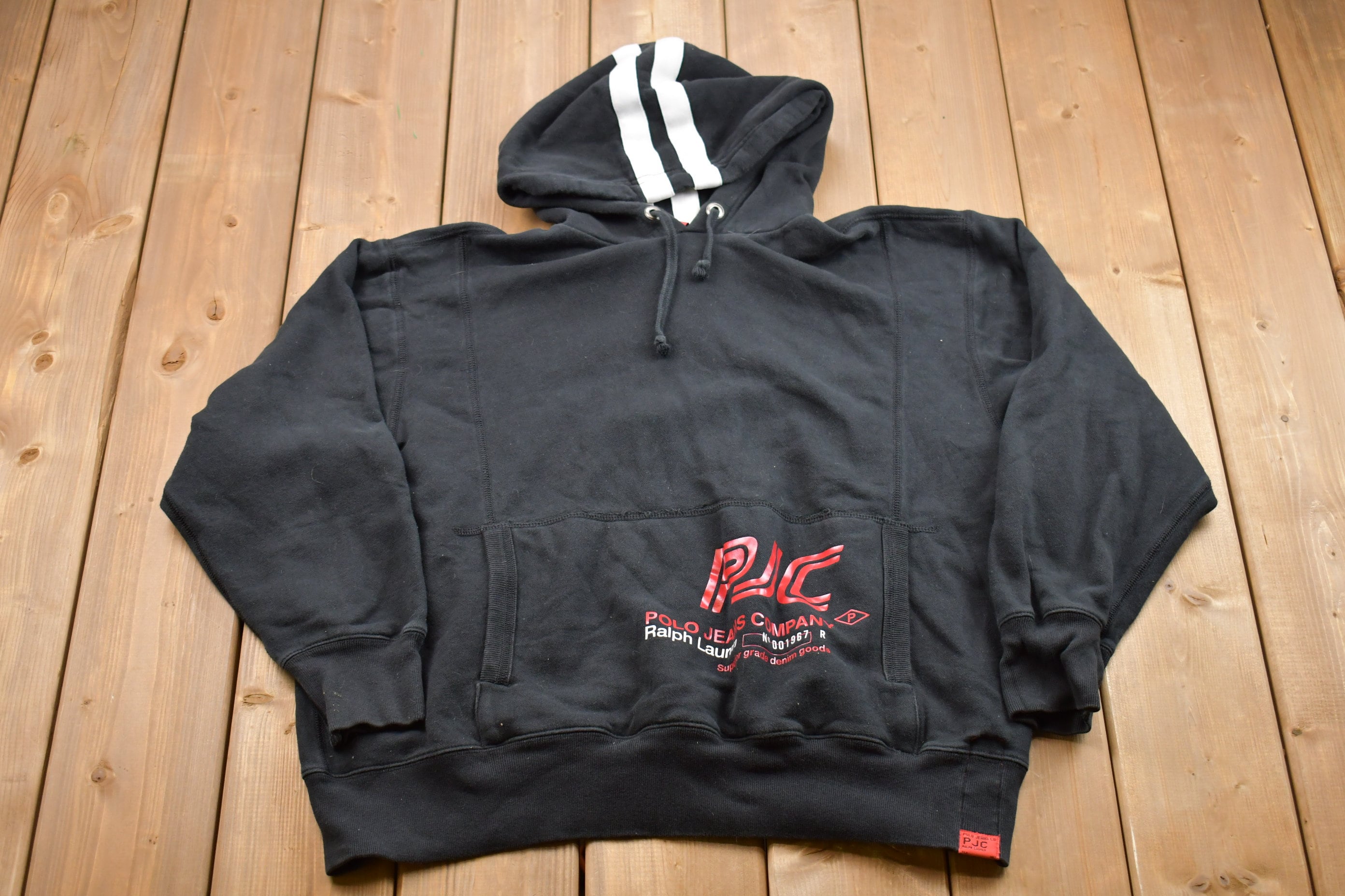 Vintage 1996 Polo Jeans Company Ralph Lauren Graphic Hoodie