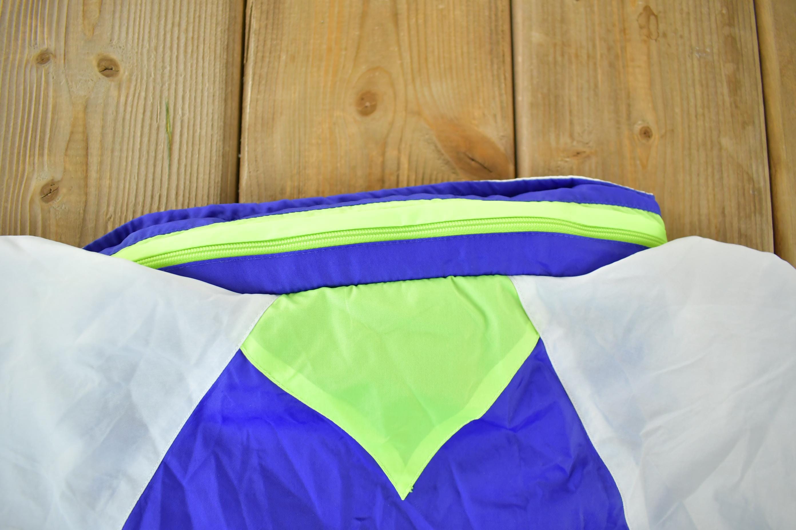 Vintage 1990s Nike Color Block Windbreaker Jacket Men's XL