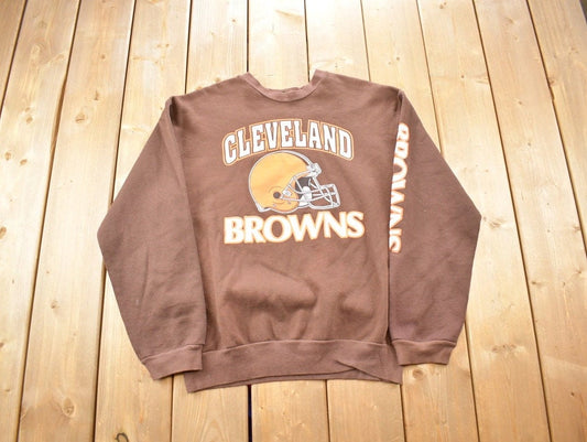 Vintage 1980s NFL Cleveland Browns Crewneck Sweatshirt / 80s Crewneck / Football / Sportswear / Americana