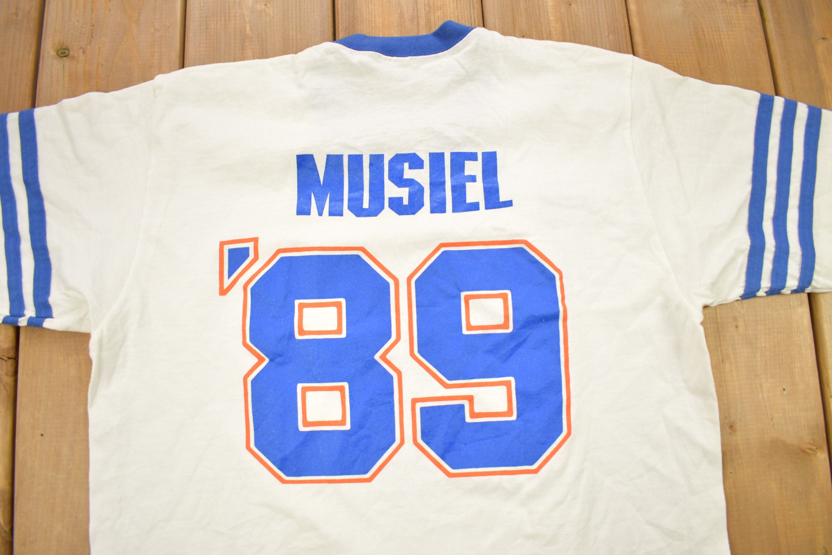 Vintage 1989 Tech Powder Ditka's Of Merrillville Jersey T Shirt