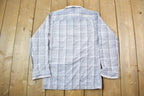 Vintage 1990s Blue Plaid Button Up Shirt