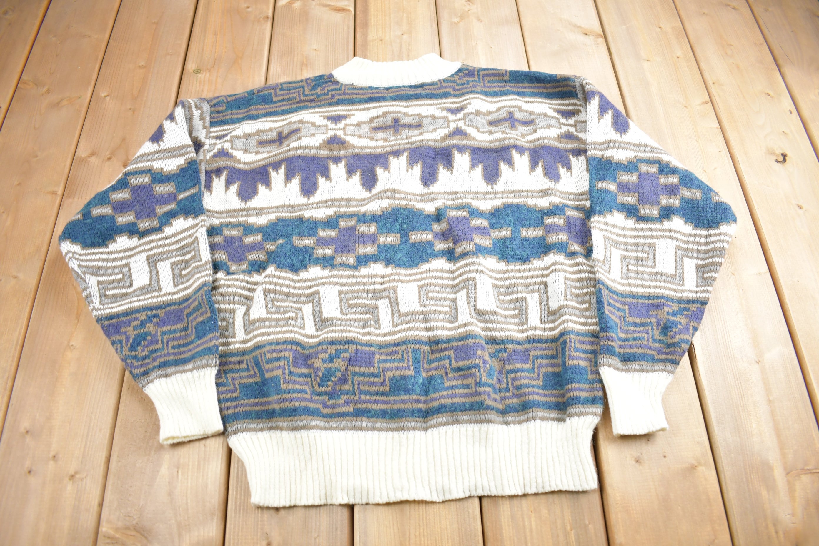 Vintage 1990s Method Knit Crewneck Sweater