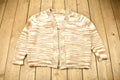Vintage 1960s Striped Shall Cardigan Sweater