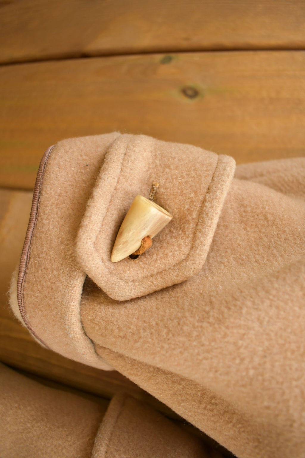 Vintage 1980s Wool Duffle Coat