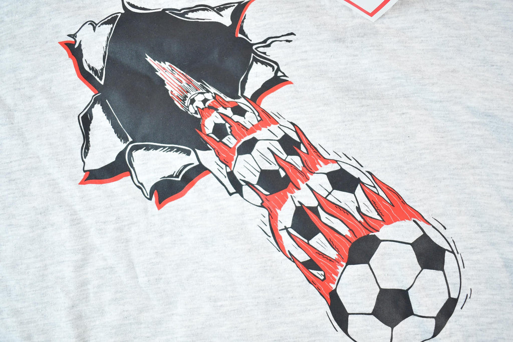 Vintage 1996 Softwear Deadstock Euro Croatia Souvenir Soccer T-Shirt Mens XL