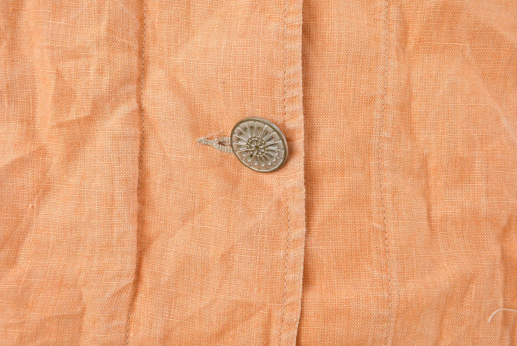 Vintage 1990s Chicos Linen Button Up Shirt Women's S /