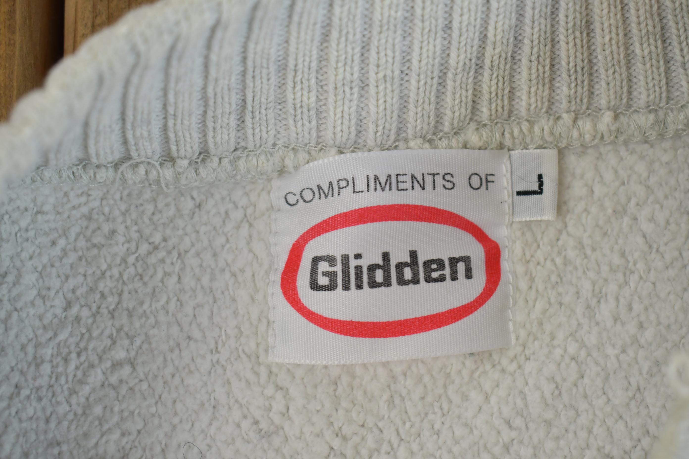 Vintage 1990s Glidden Crewneck Sweatshirt - Large