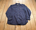 Vintage 1980s Carhartt Heavy Button Embroidered Up Shirt