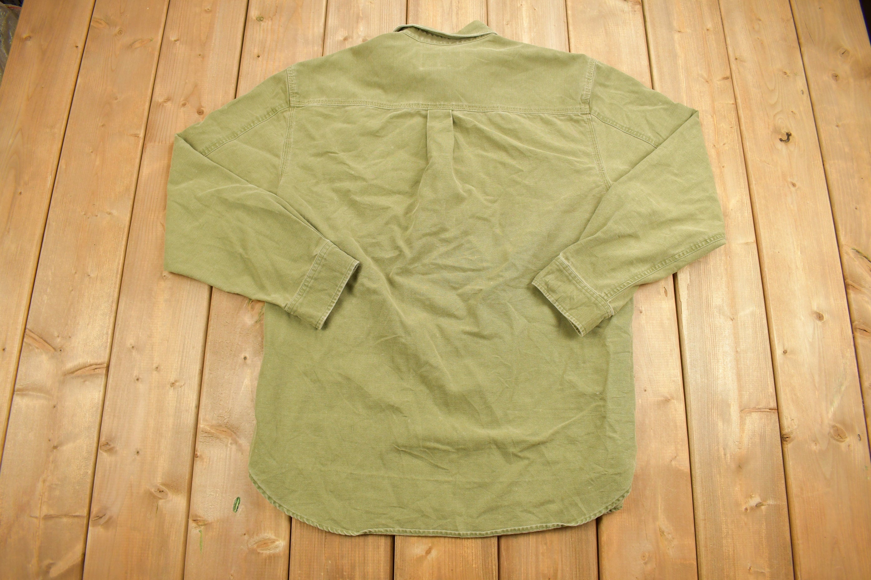 Vintage 1990s The Territory Ahead Blank Button Up Shirt