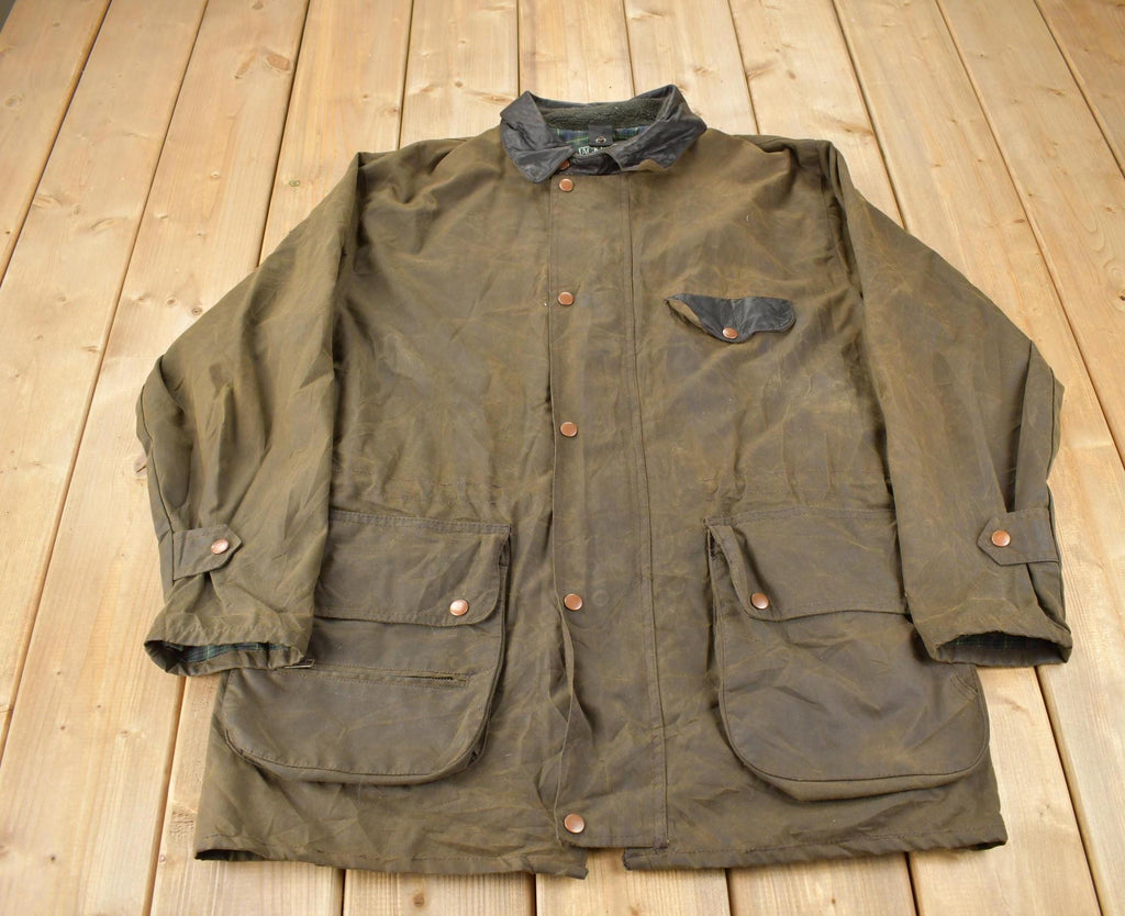 Vintage 1990s Jackeroos Waxed Canvas Jacket