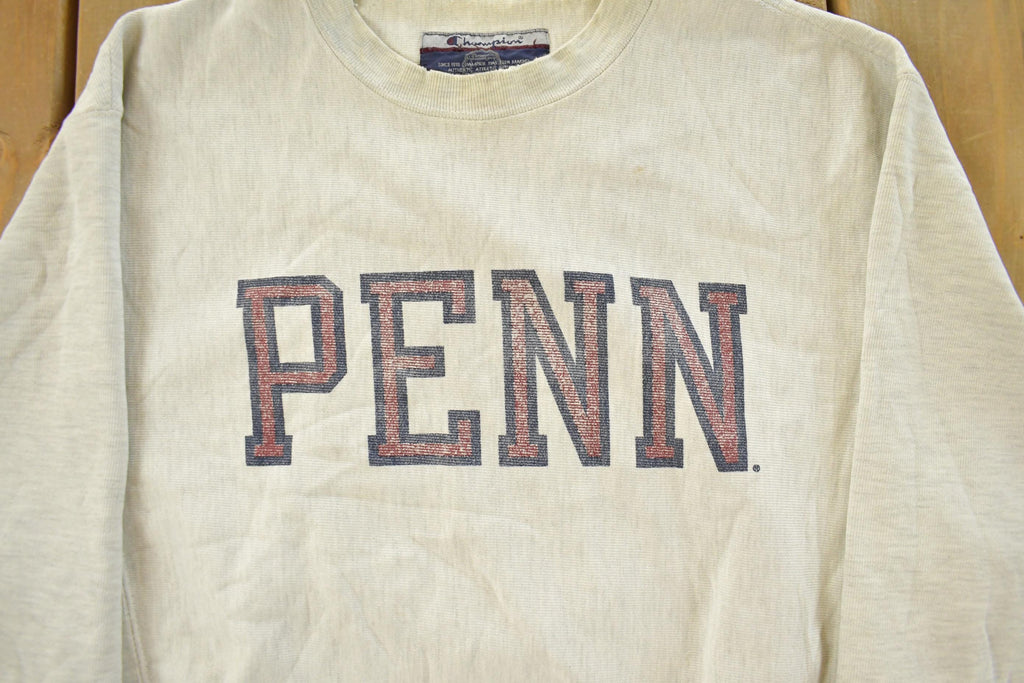 Vintage 1990s Champion Reverse Weave University of Pennsylvania Crewneck Sweatshirt Men's Small