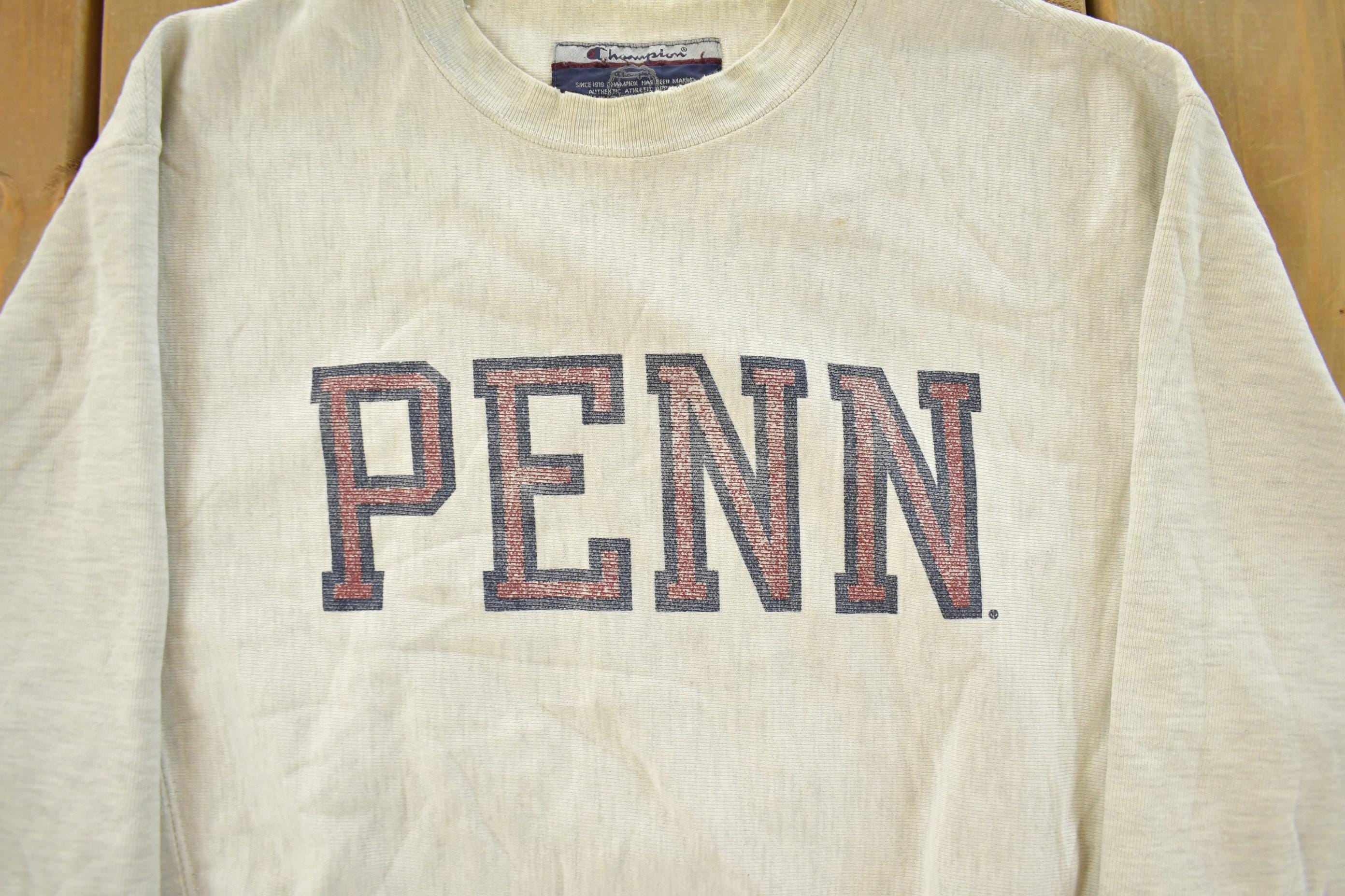 Vintage 1990s Champion Reverse Weave University of Pennsylvania Crewneck Sweatshirt Men's Small
