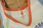 Vintage 1970s Daytona Beach Florida Thermal Tank Top Souvenir Travel Shirt Made In USA