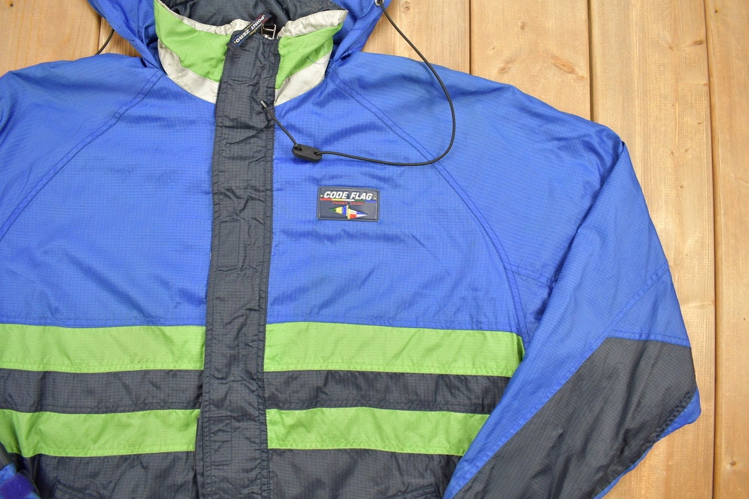 Vintage Point Zero Code Red Windbreaker Jacket