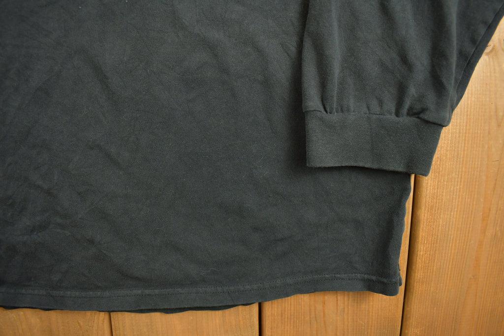 Vintage Y2K Nike Mini Swoosh Black Mock Neck Shirt