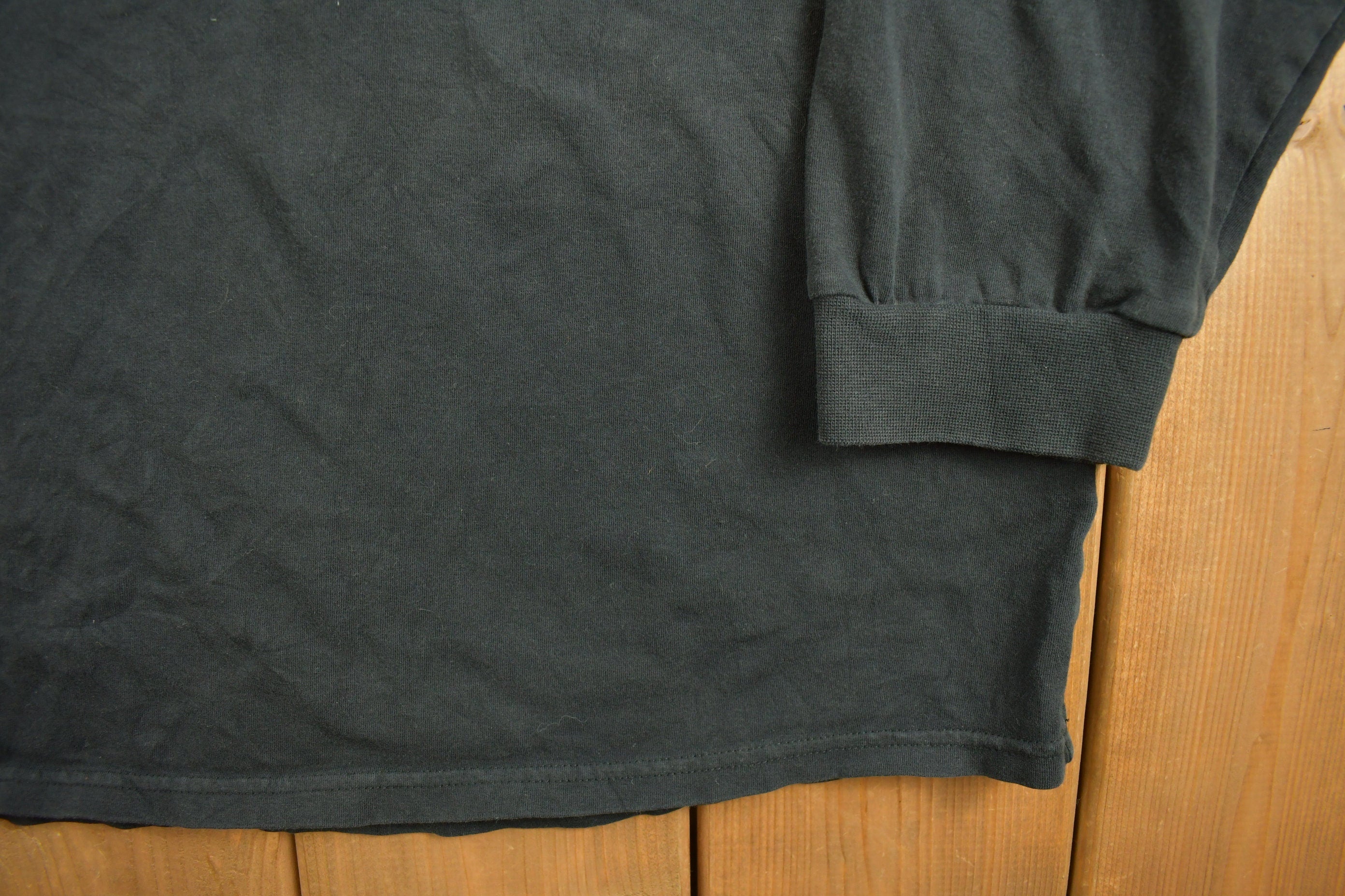 Vintage Y2K Nike Mini Swoosh Black Mock Neck Shirt