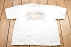 Vintage 1990s Flower Basket Graphic T-Shirt