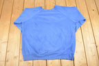 Vintage 1990s Blue Streetwear Blank Crewneck Sweatshirt Men's XL