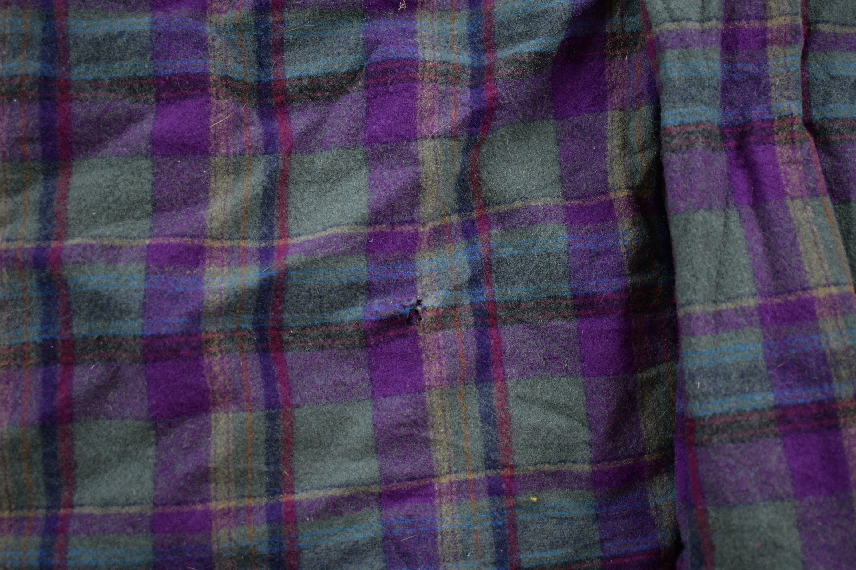 Vintage 1970s Kids Pendleton Plaid Button Up Shirt  1970s Button Up  Vintage Flannel  Plaid Flannel  Casual Shirt  Made In USA