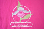 Vintage 1990s Minnesota Floral Souvenir Single Stitch Graphic Print T-Shirt Made In USA
