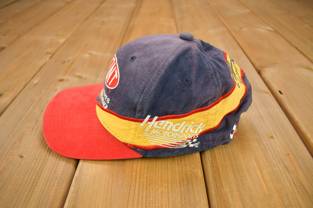 Vintage 1990s Dupont Racing Jeff Gordon Nascar Snapback Hat