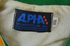 Vintage 1980s Quater Zip Varsity Windbreaker - XL