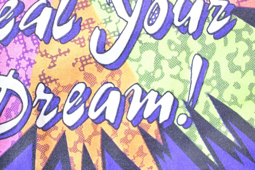 Vintage 1990s Brooks Neon Graphic T-Shirt / Vintage T Shirt / Streetwear / Graphic Tee / Single Stitch / Made In USA