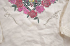 Vintage 1990s Cute Floral Crewneck Sweater