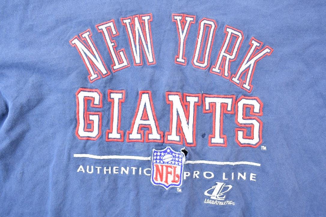 Vintage 1990s New York Giants Embroidered NFL Graphic T-Shirt