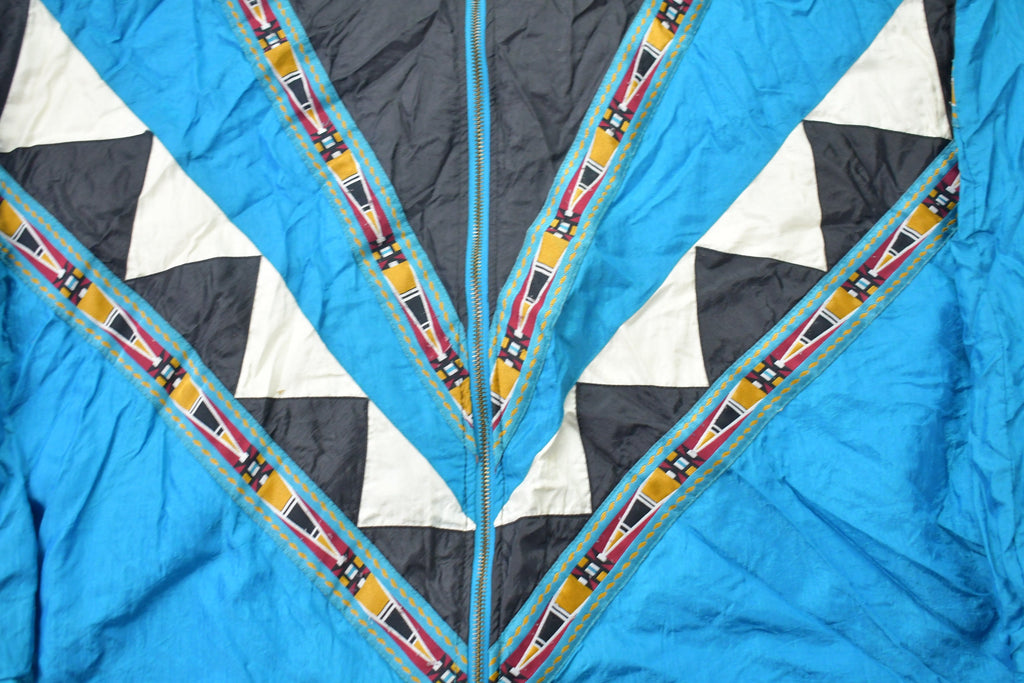 Vintage 1990s Lady Lavon Abstract Windbreaker Jacket