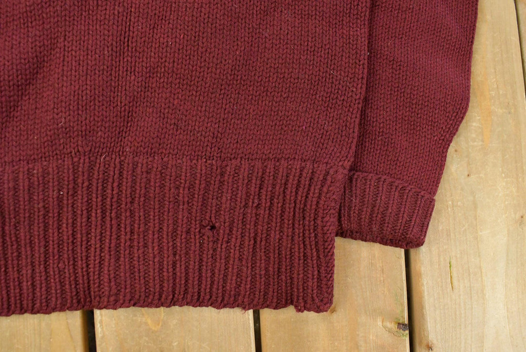 Vintage 1940s Montgomery Ward Wool Knit Sweater Men's S