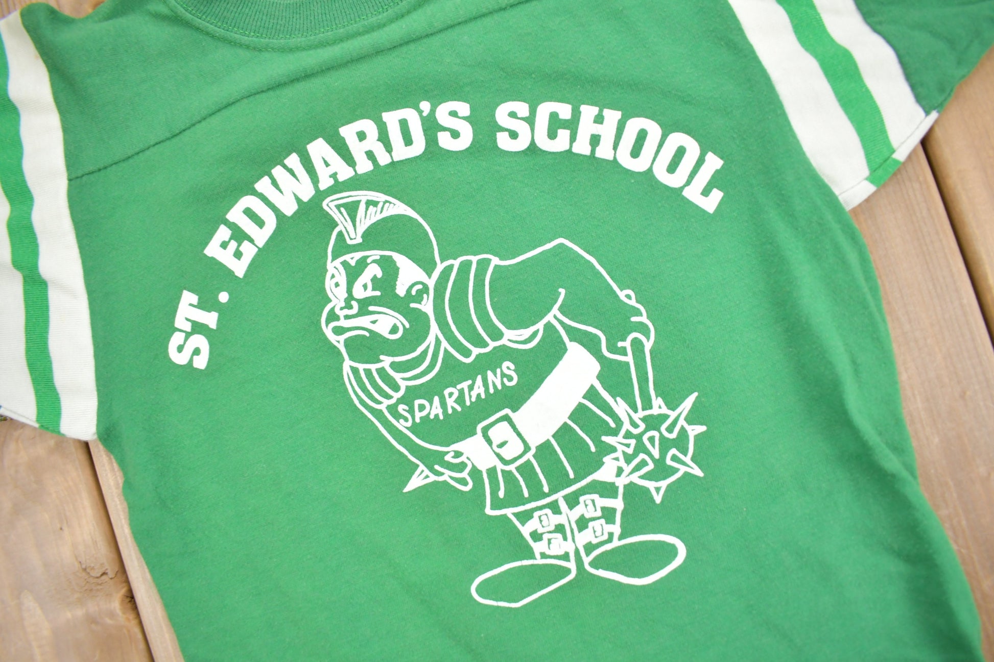 Vintage 1980s St Edwards School Graphic T Shirt / Vintage T Shirt / Streetwear / Collegiate Graphic / Single Stitch / Made In USA