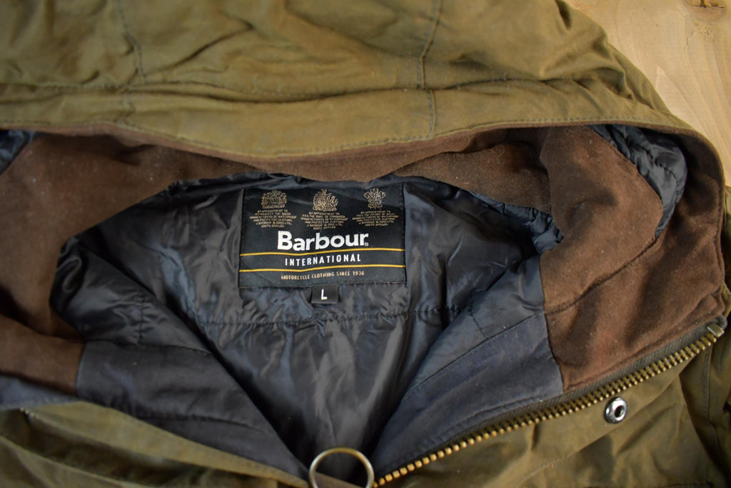 Vintage 1980s Barbour Wax Jacket Men's Large
