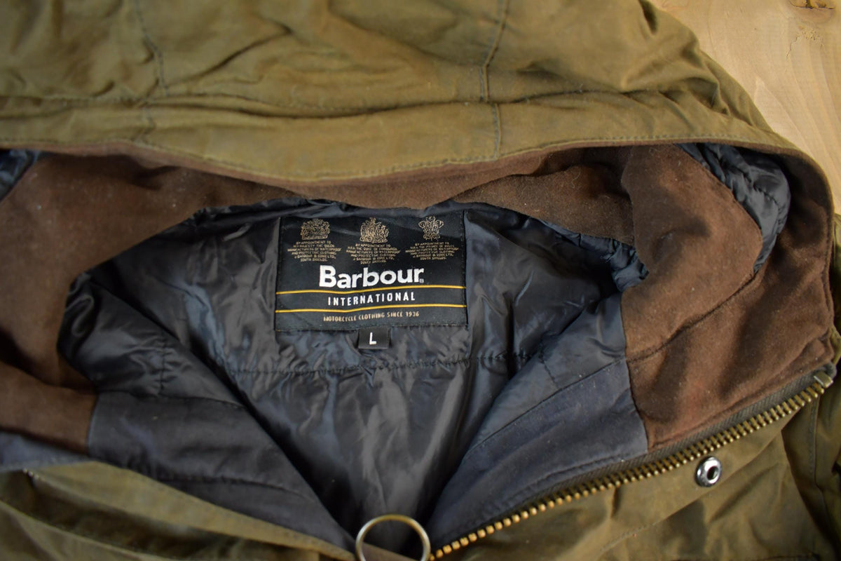 Vintage 1980s Barbour Wax Jacket Men's Large