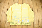 Vintage 1990s Christopher & Banks Sea Shore Cardigan Sweater