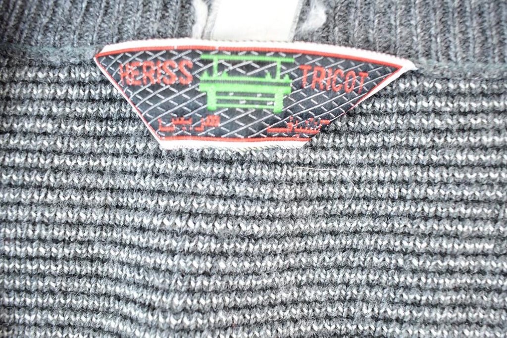 Vintage 1990s Abstract Knit Crewneck Sweater Mens XL /