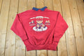 Vintage 1990s Bear Collector Collared Crewneck Sweater