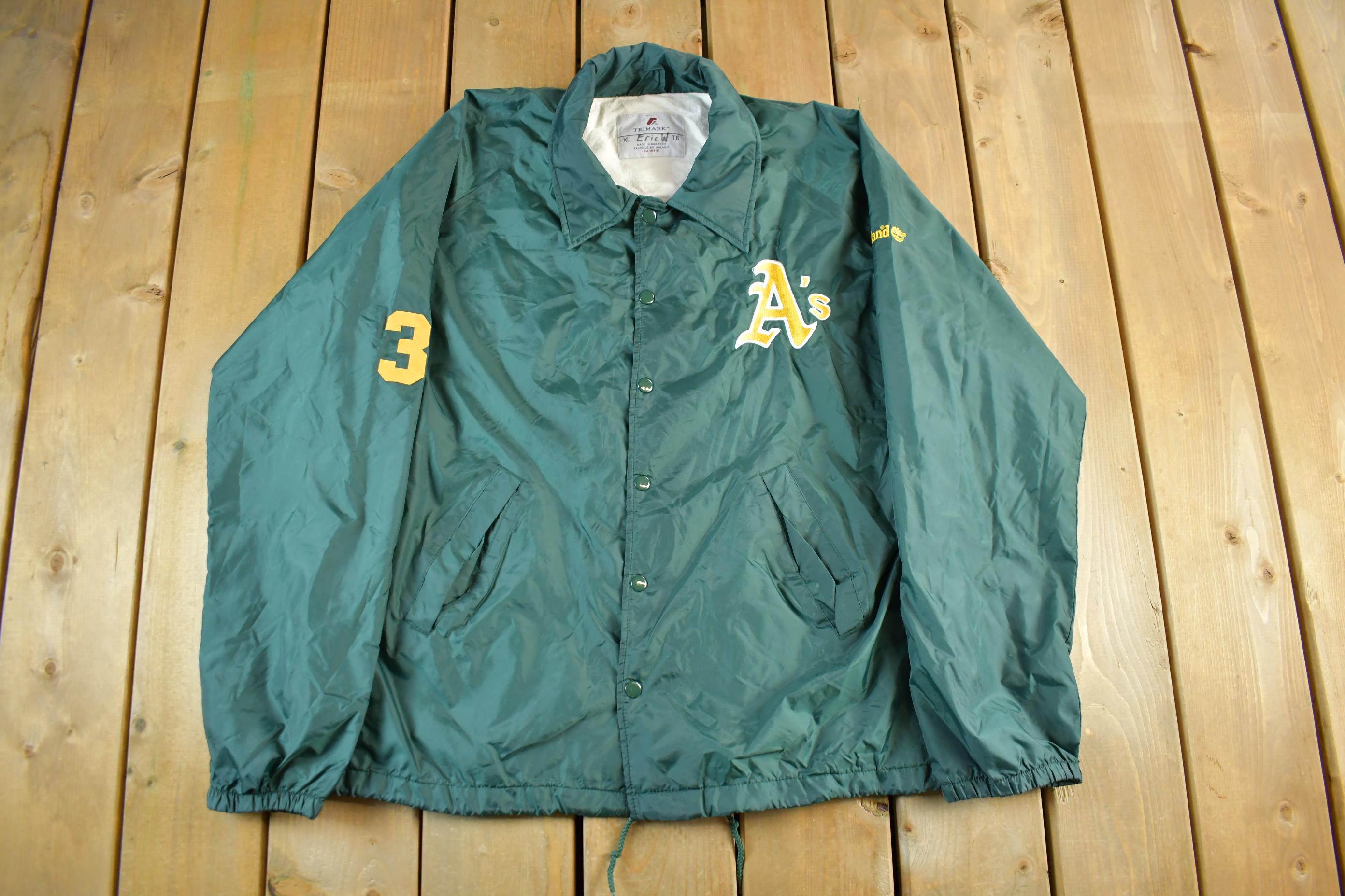Vintage 1990s Erin Mills Oakland Athletics Minor League Jacket Men's XL