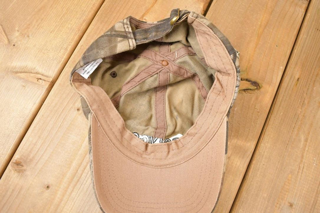 Vintage 1990s Deadstock Polygon Realtree Camo Snapback Trucker Hat