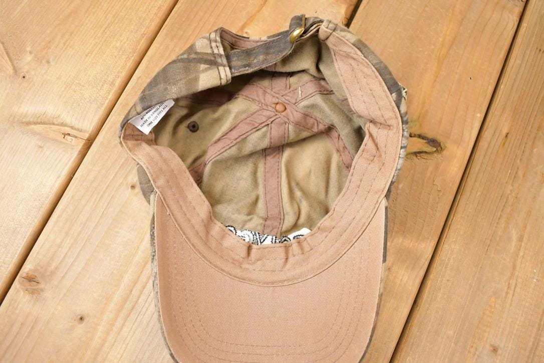 Vintage 1990s Deadstock Polygon Realtree Camo Snapback Trucker Hat