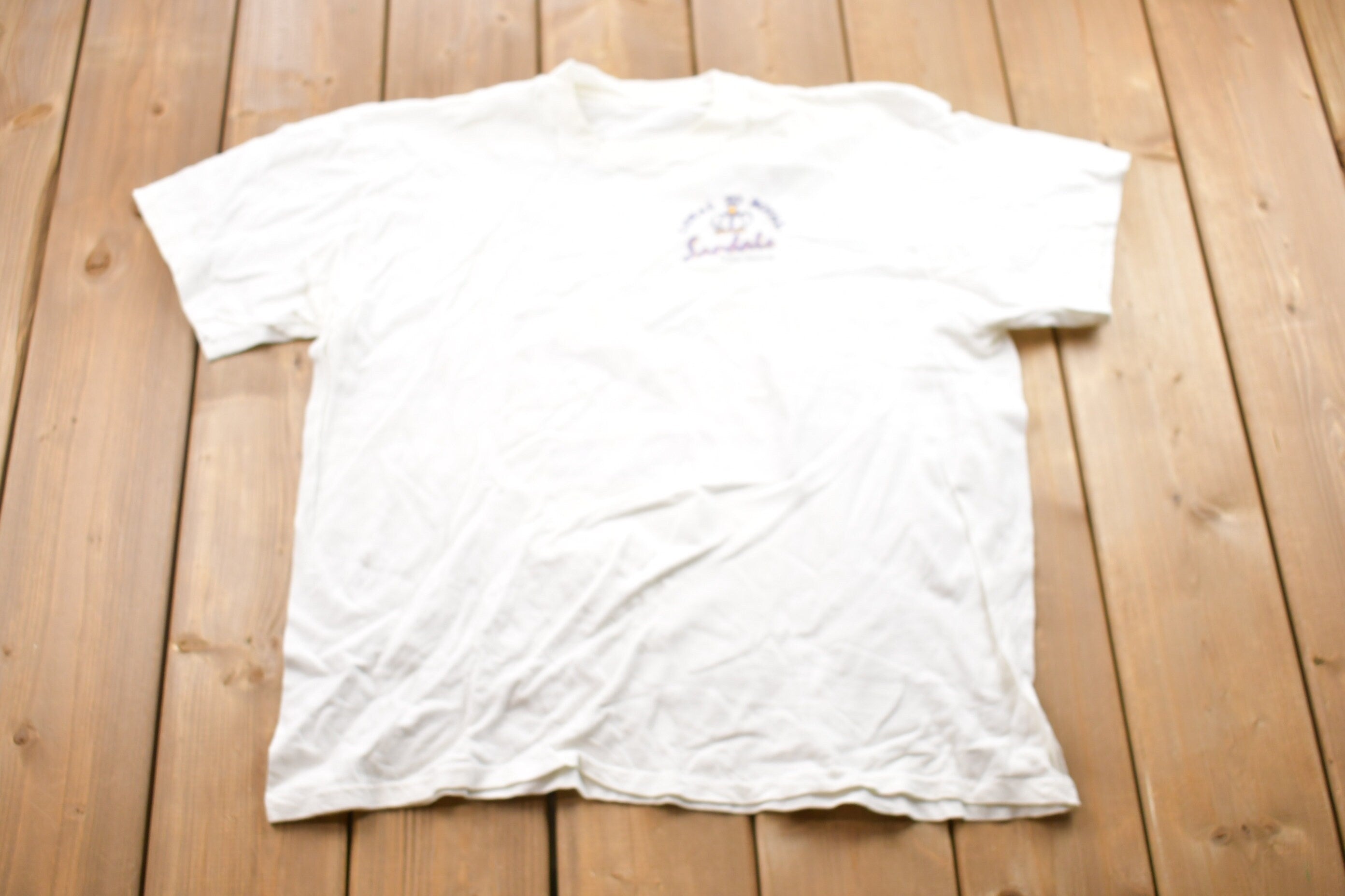 Vintage 1990s Loyal To Royal Sandals Graphic T-Shirt