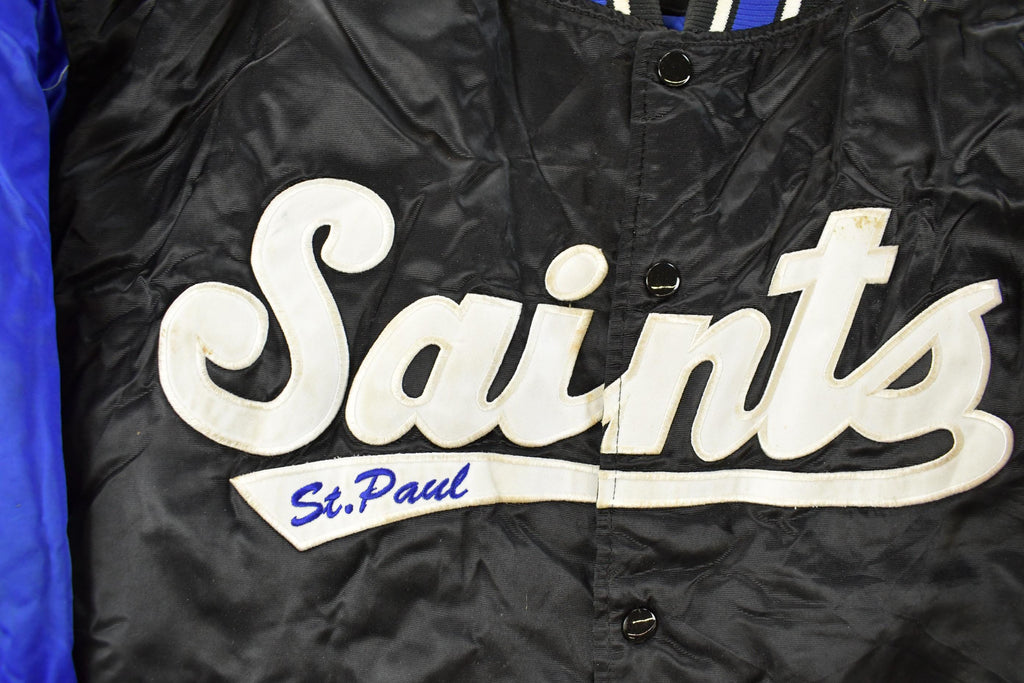 Vintage 1990s St. Paul Saints Starter Snap On Jacket Men's Large