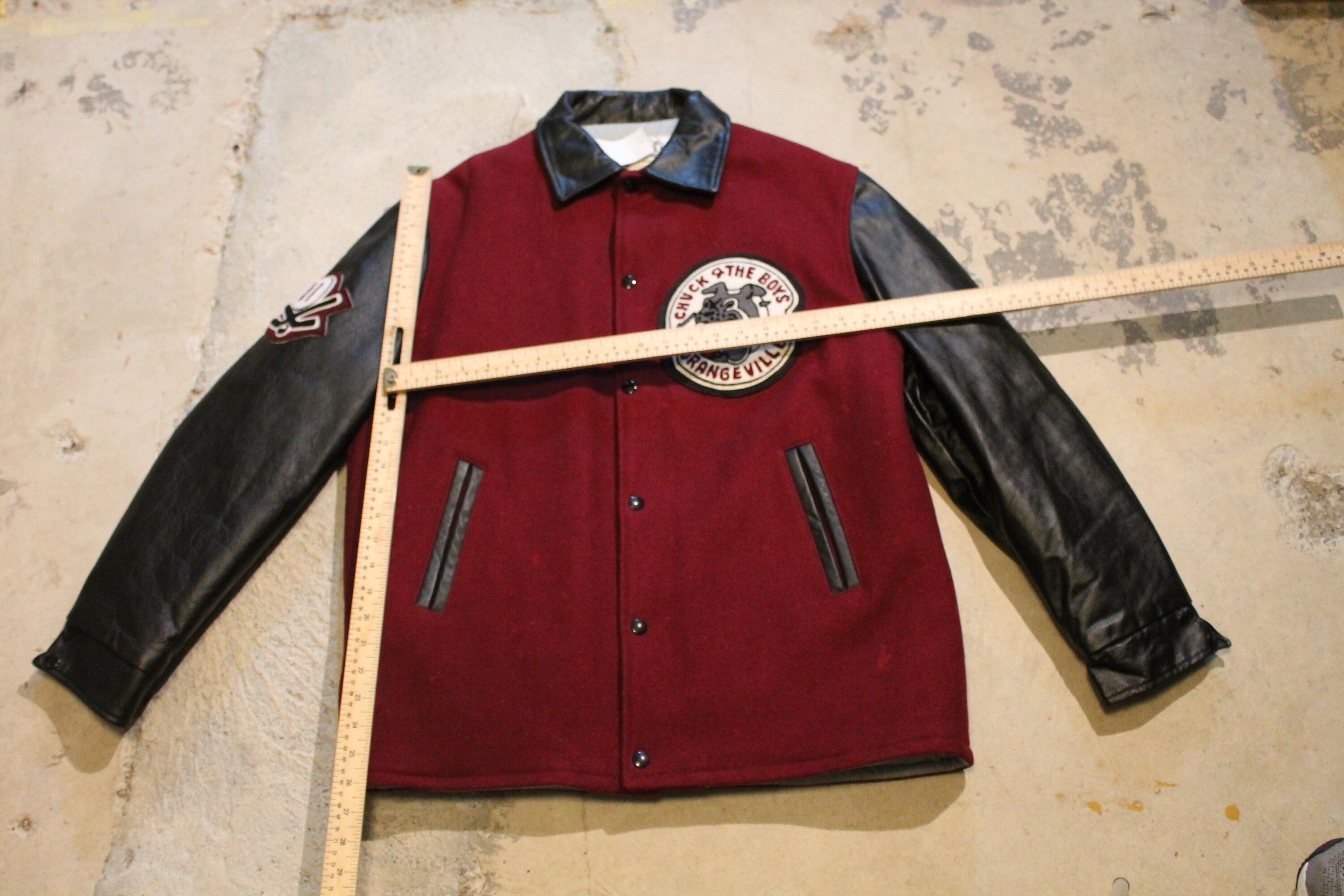 Vintage 1990s Chuck & The Boys Orangeville Varsity Hockey Jacket