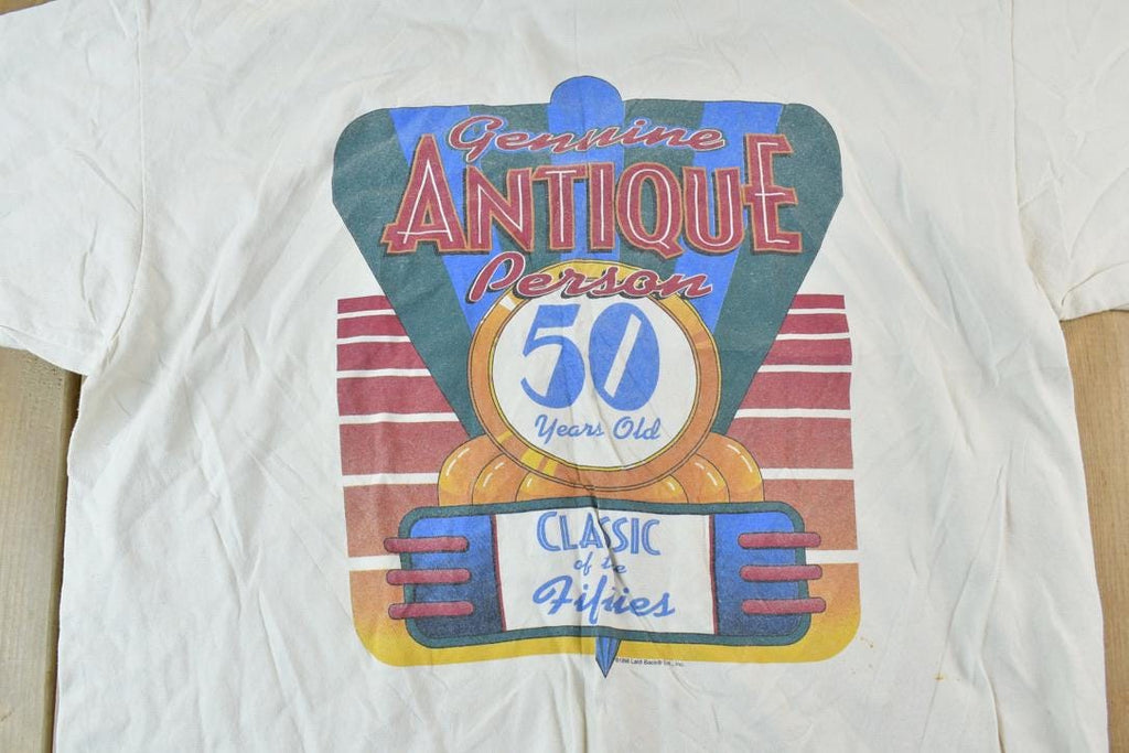 Vintage 1990s Antique 50 Years Old Souvenir T-Shirt